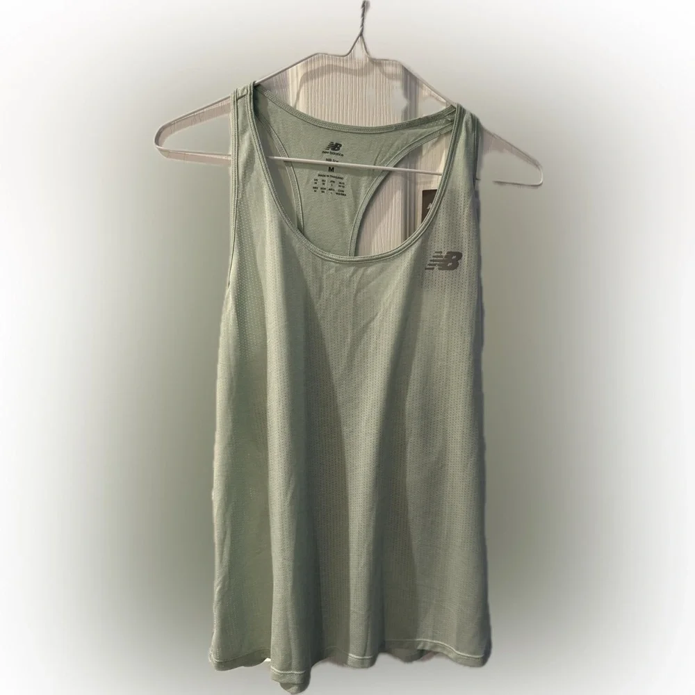 New Balance Mint Green Athletic Tank - Picture 1 of 2
